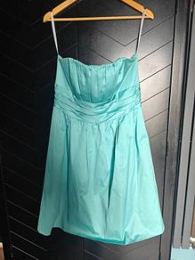 Strapless Dress with Pockets