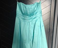 Strapless Dress with Pockets