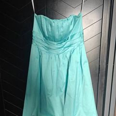 Strapless Dress with Pockets