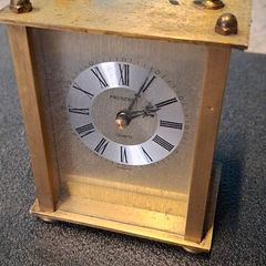 Vintage Brass President Carriage Clock