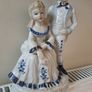 Vintage Capodimonte boy and girl Image 4