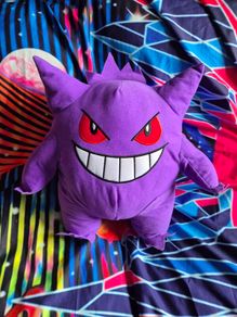 Large 50cm Pokemon Gengar Plush Toy Soft + Mysterious Collectible Teddy