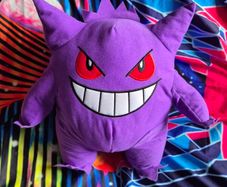 Large 50cm Pokemon Gengar Plush Toy Soft + Mysterious Collectible Teddy