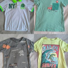 4 boys tops 7/8years all for 2euro
