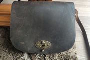 Artisan Unbranded Leather Saddle Bag