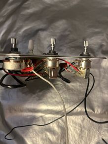 Fender Stratocaster potentiometer wiring set with 3 way switch volume tone push pull electric guitar parts accessories