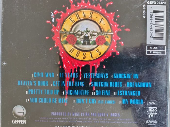 Guns N' Roses - Use Your Illusion II CD (1991) Classic Hard Rock EX+