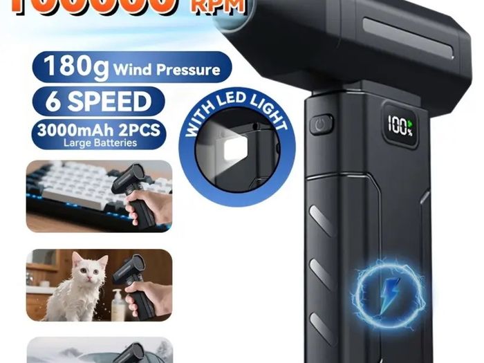 Turbo Jet Air Duster  Cordless Vacuum Cleaner