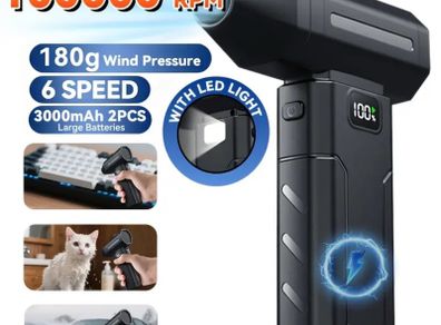 Turbo Jet Air Duster  Cordless Vacuum Cleaner
