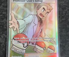 Pokemon Professor Oak's Setup (CEC 233) Cosmic Eclipse