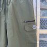 Khaki colour cargo shorts Image 6