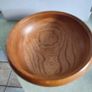 Rare find  Large wood turned fruit bowl. Image 5