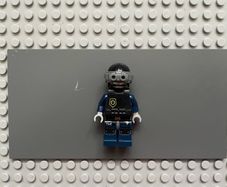 lego the Lego movie tlm055 Robo SWAT minifigure- Aviator Cap with Goggles, Body Armor Vest