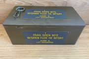 Belgium Gren Frag M72 Grenade HE Fuse Box