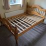 Wooden Double Bed + Mattress Image 4