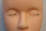 Silicone manequin head