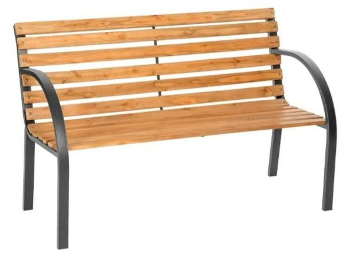 Wooden Garden Bench for Patio and Outdoor Use