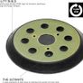 GLASS POLISH 12717 | Random Orbit Sander Backing Pad, Sanding Backer with Hook and Loop 125 mm Image 2