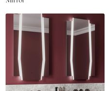 HiB Maxim 60 LED mirror with demister