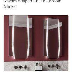 HiB Maxim 60 LED mirror with demister
