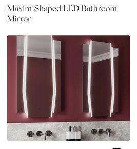 HiB Maxim 60 LED mirror with demister