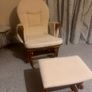 Rocking chair with footstool Image 4