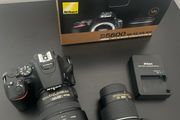 Nikon D5600 digital camera with lens