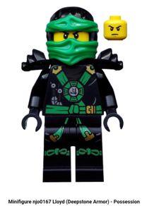 Lego Ninjago njo0167 Llyod (Deepstone Armour) Possession