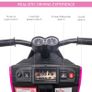 6V Kids Electric Motorbike Ride On Toy w/ Music Headlights Safety Training Wheels for Girls Boy 2-4 Years Pink Image 5