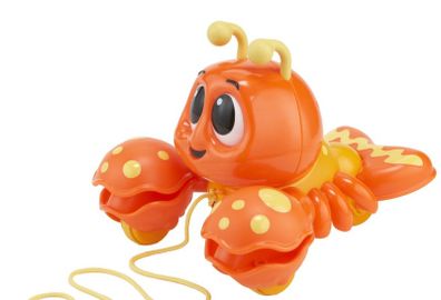 Little tiles pull along lobster