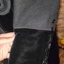 Noa Noa Copenhagen Black velvet button overcoat UK 10 to 12 Postage included Image 10