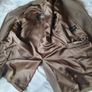 odermark overcoat 100% virgin wool size large ptp 22" dark sand like new Image 9