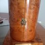 Antique Carved Madonna Figure in Walnut Case. Image 4