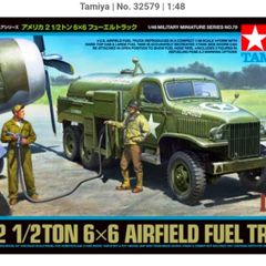 1/48 Tamiya 32579 CCKW Airfield Fuel Truck