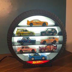 Hotwheels Backlit Tyre Display