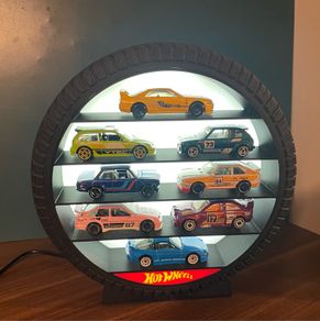 Hotwheels Backlit Tyre Display