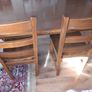 solid wood table & 4 chairs Image 9