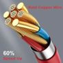 6.5A USB-C Type C Male to Type C Male Cable Data Charger Cable Wrap Charge Image 4