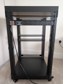 19" 18U IKEA "Lack Rack" Network Rack