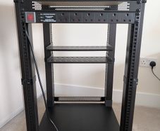 19" 18U IKEA "Lack Rack" Network Rack