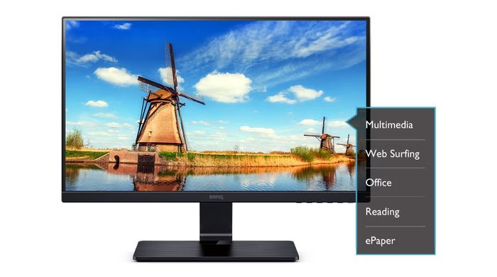 3 x Benq Monitors 23.8" FHD Eye-Care IPS Monitor Model GW2475H