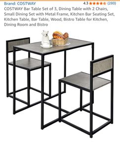 table and chair set