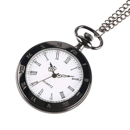 Large dial pocket watch and chain, Free Post