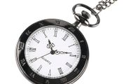 Large dial pocket watch and chain, Free Post