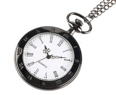 Large dial pocket watch and chain, Free Post