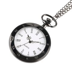 Large dial pocket watch and chain, Free Post