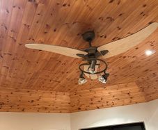 Ceiling Fan with lights.