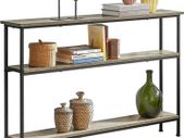 Console table with 3 shelves