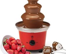 Chocolate Fountain Fondue Large Set | 500ml Capacity Electric 3-Tier Machine with Hot Melting Pot Base
