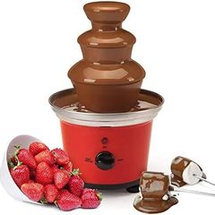 Chocolate Fountain Fondue Large Set | 500ml Capacity Electric 3-Tier Machine with Hot Melting Pot Base